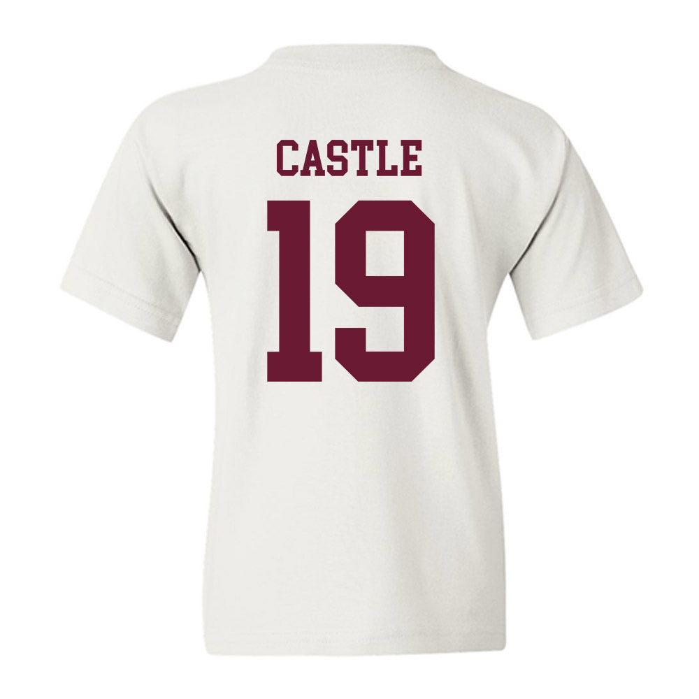 Texas A&M - NCAA Women's Volleyball : Kaia Castle - Classic Shersey Youth T-Shirt-1