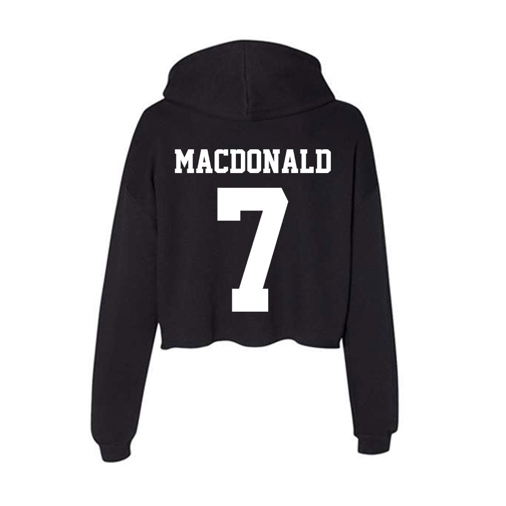 Penn State - NCAA Women's Ice Hockey : Taya MacDonald - Classic Shersey Women's Crop Fleece Hoodie-1