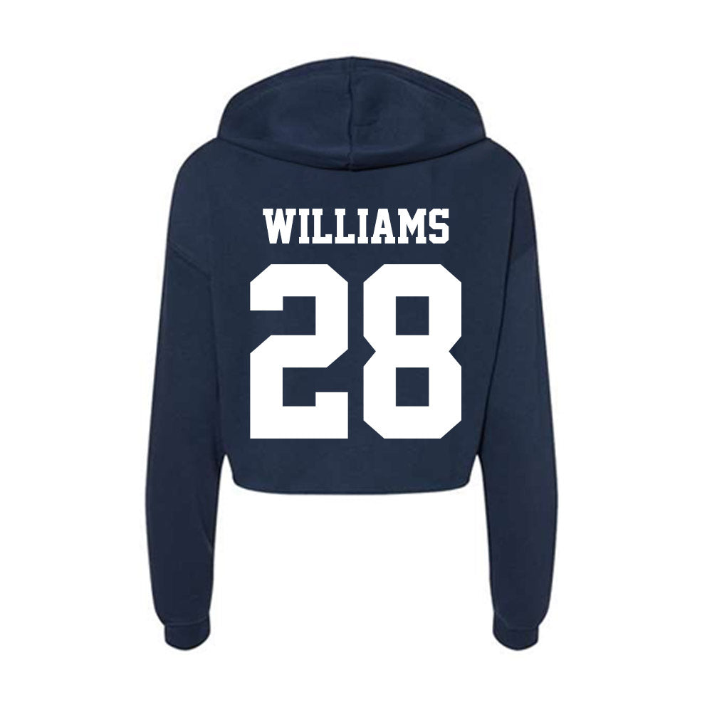 Penn State - NCAA Football : Bryson Williams - Classic Shersey Women's Crop Fleece Hoodie-1