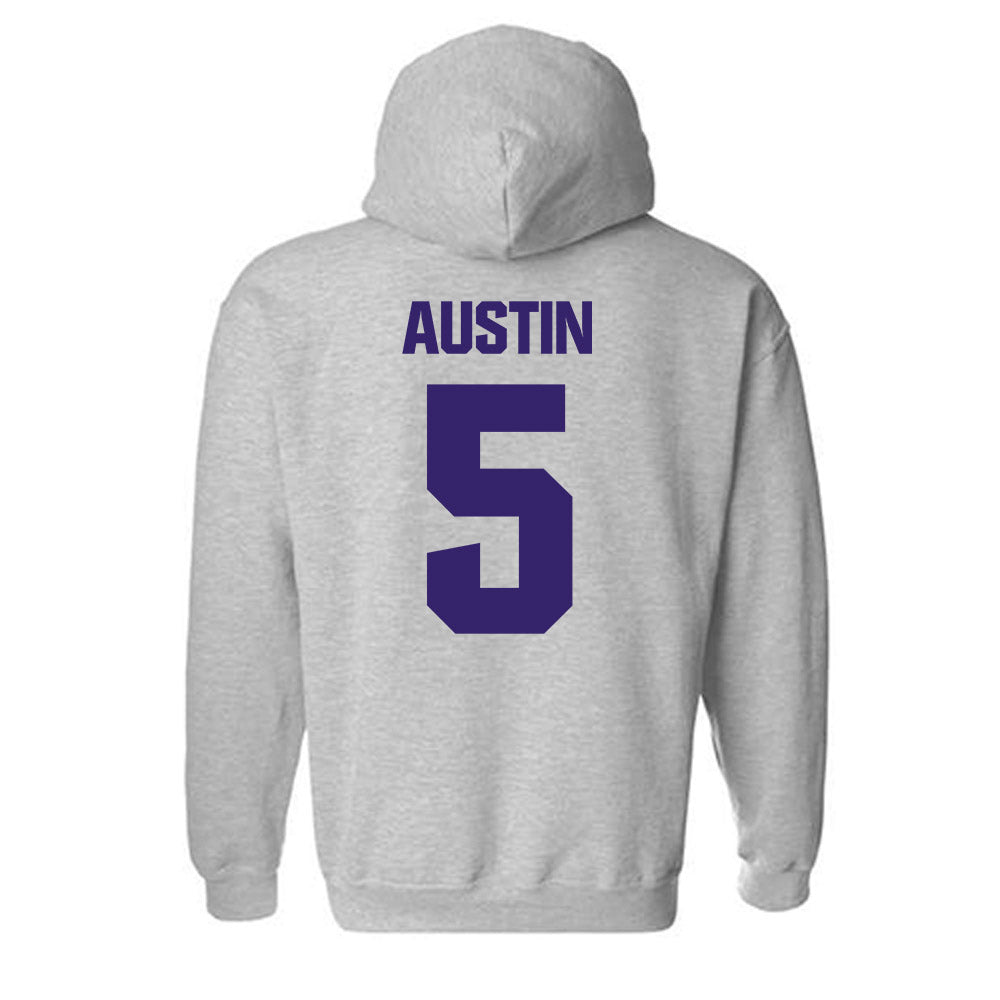Portland - NCAA Men's Basketball : Chris Austin - Classic Shersey Hooded Sweatshirt-1