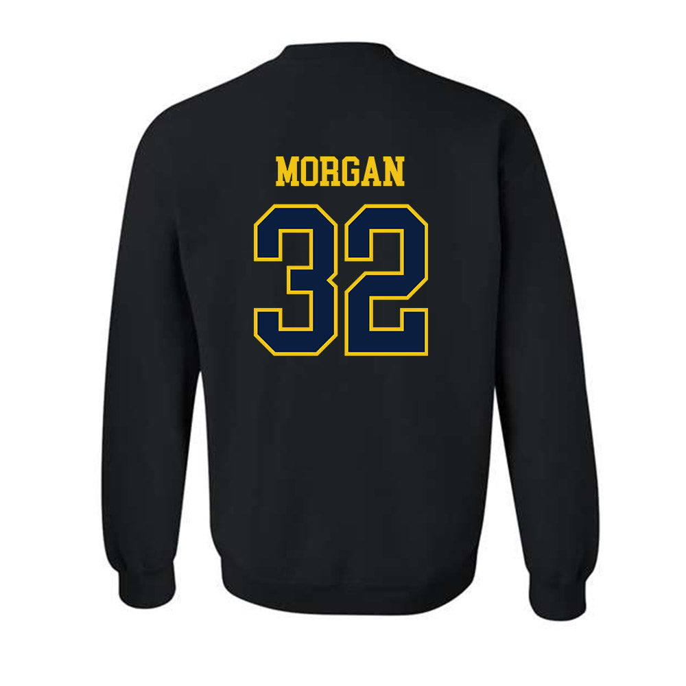 Michigan - NCAA Men's Lacrosse : John Morgan - Sports Shersey Crewneck Sweatshirt-1
