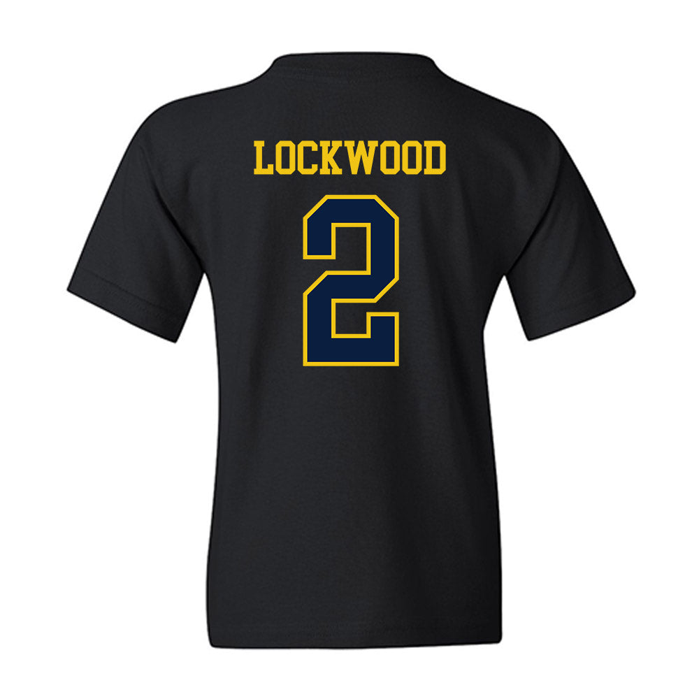 Michigan - NCAA Men's Lacrosse : Bo Lockwood - Sports Shersey Youth T-Shirt-1