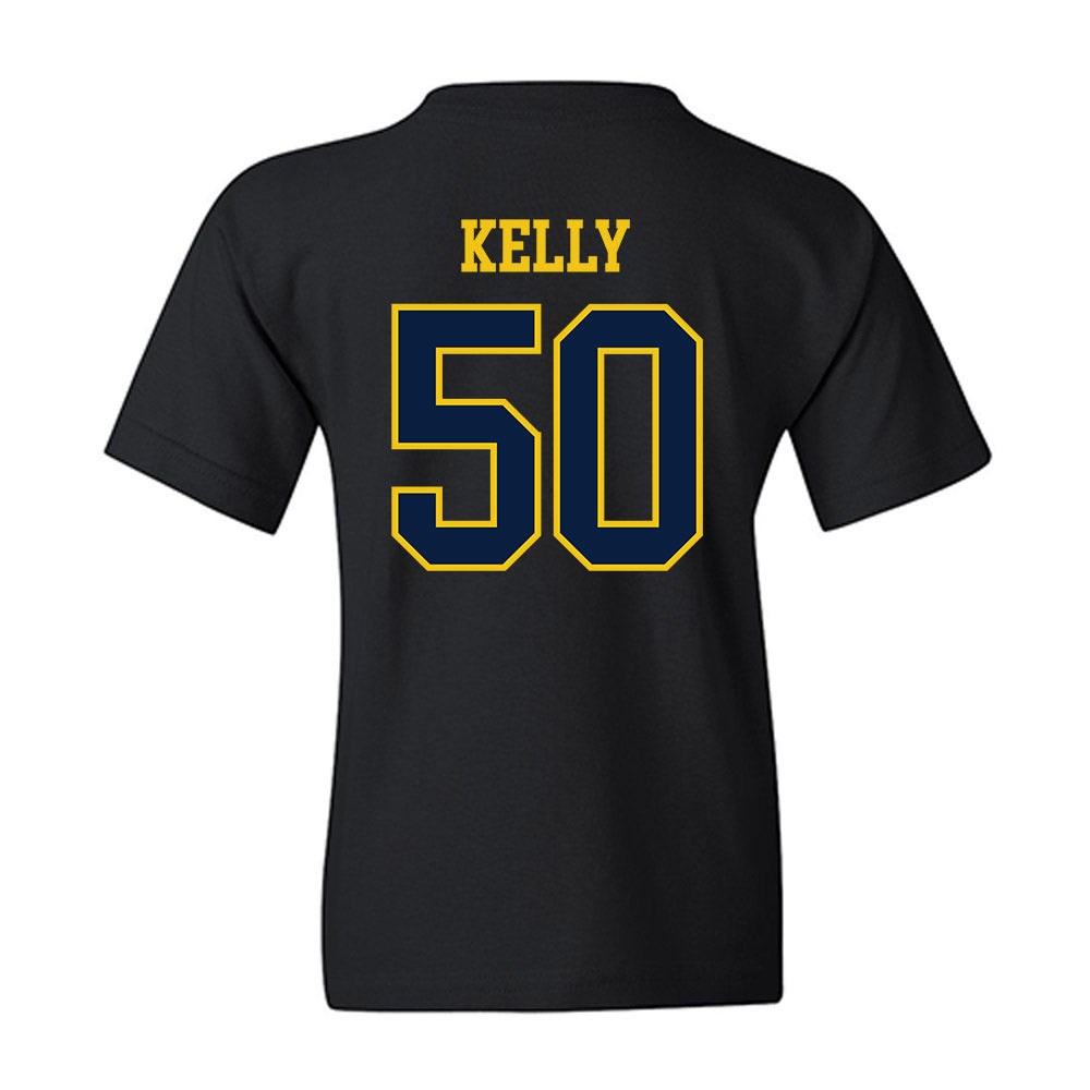 Michigan - NCAA Men's Lacrosse : Michael Kelly - Sports Shersey Youth T-Shirt-1