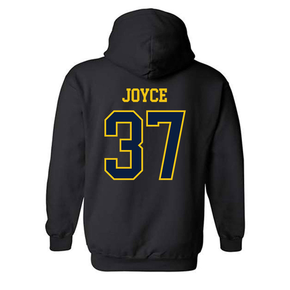 Michigan - NCAA Men's Lacrosse : James Joyce - Sports Shersey Hooded Sweatshirt-1
