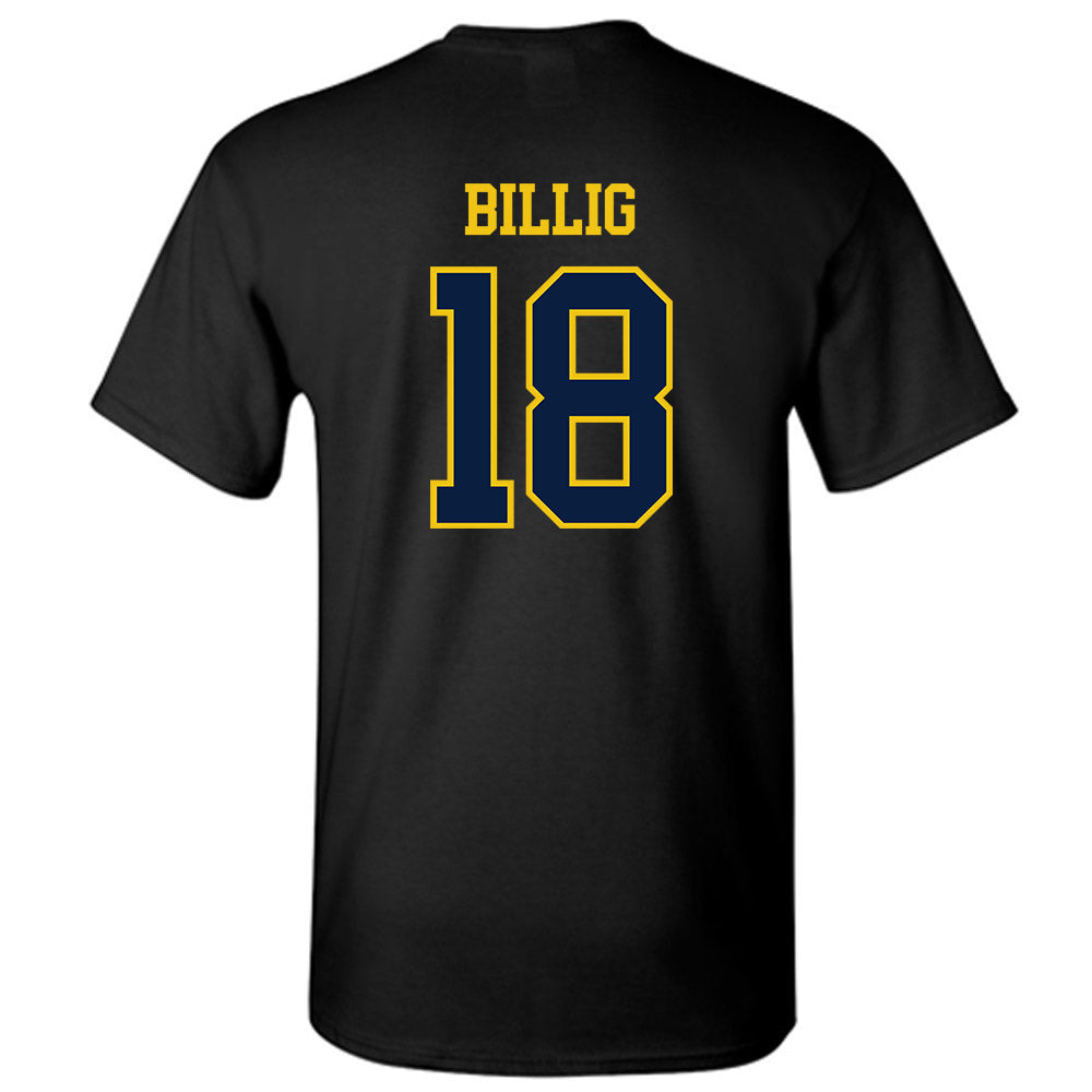 Michigan - NCAA Men's Lacrosse : Carson Billig - Sports Shersey T-Shirt-1