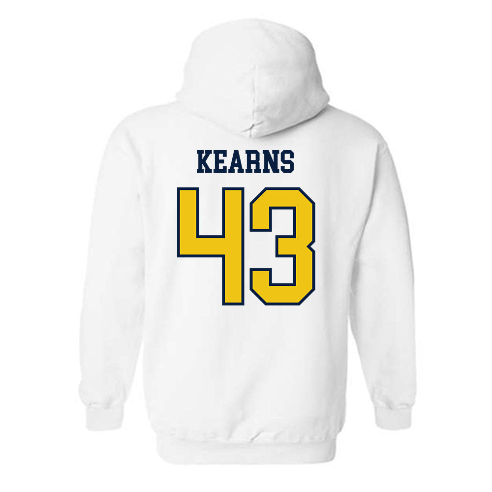 Michigan - NCAA Men's Lacrosse : Kevin Kearns - Sports Shersey Hooded Sweatshirt-1