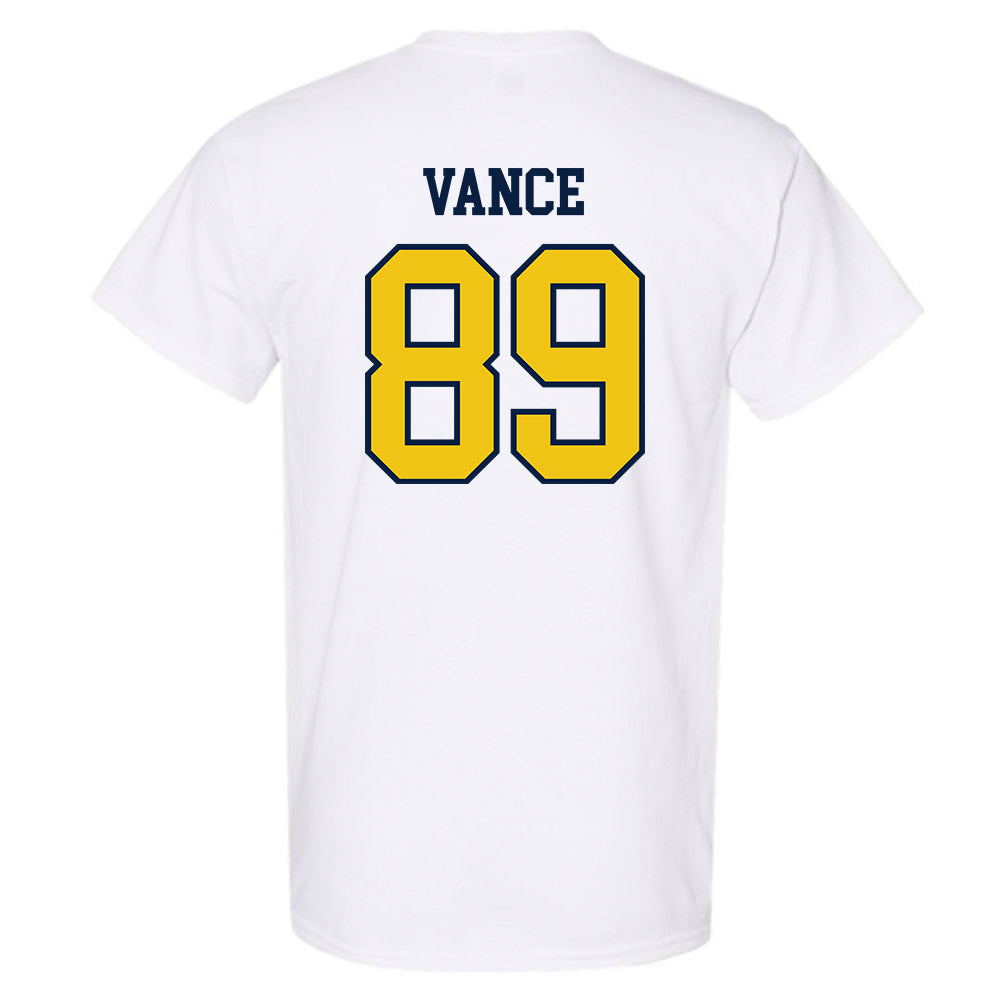 Michigan - NCAA Men's Lacrosse : Mason Vance - Sports Shersey T-Shirt-1
