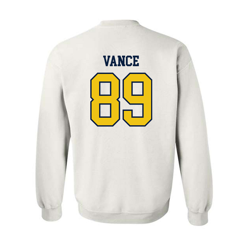 Michigan - NCAA Men's Lacrosse : Mason Vance - Sports Shersey Crewneck Sweatshirt-1