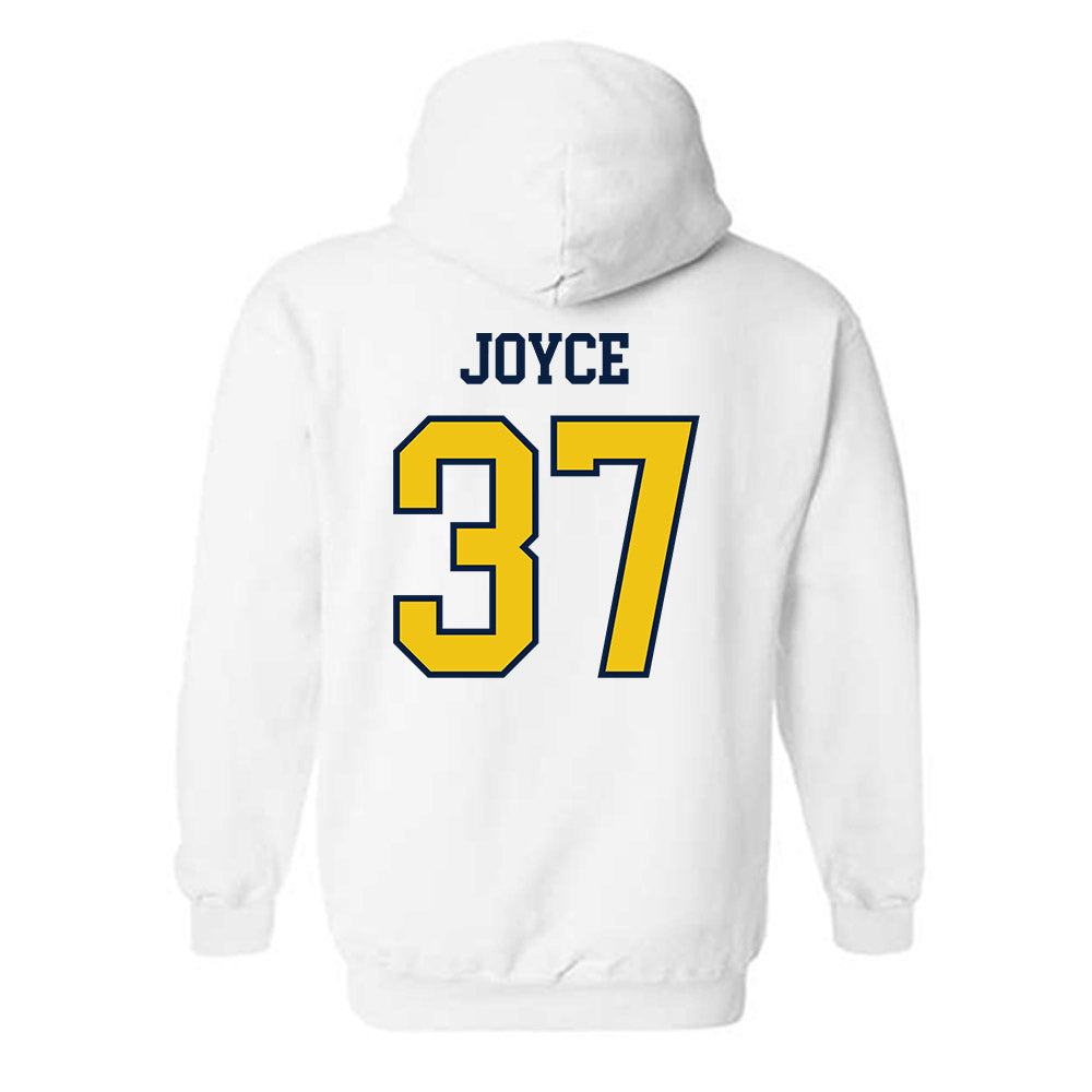 Michigan - NCAA Men's Lacrosse : James Joyce - Sports Shersey Hooded Sweatshirt-1