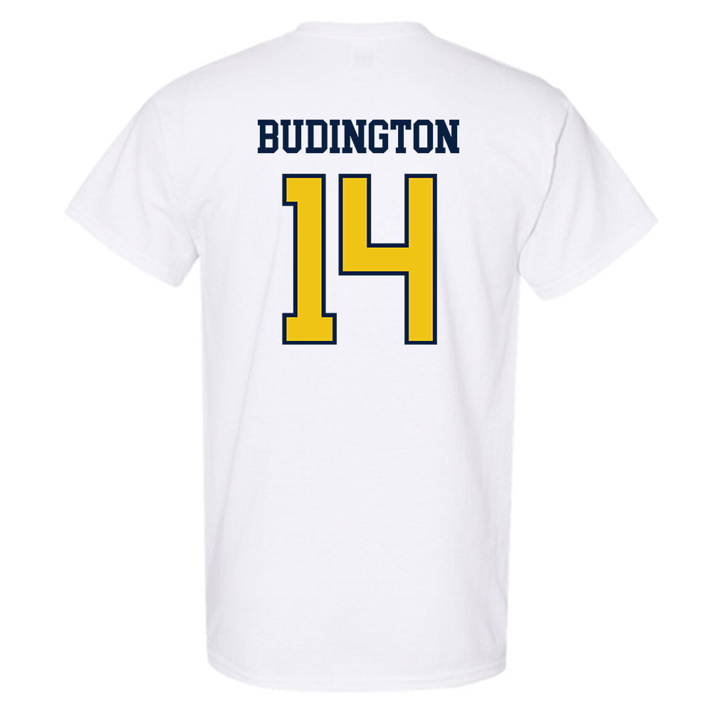 Michigan - NCAA Men's Lacrosse : Joseph Budington - Sports Shersey T-Shirt-1