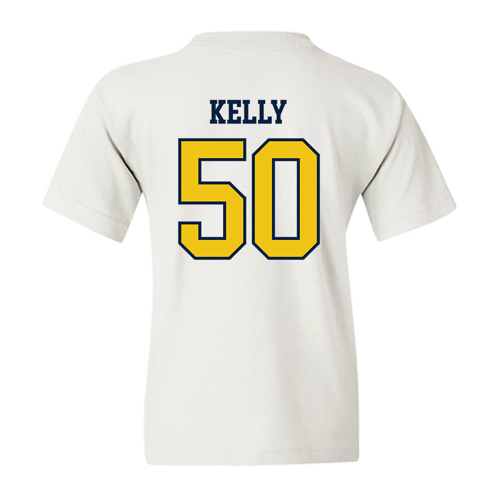 Michigan - NCAA Men's Lacrosse : Michael Kelly - Sports Shersey Youth T-Shirt-1