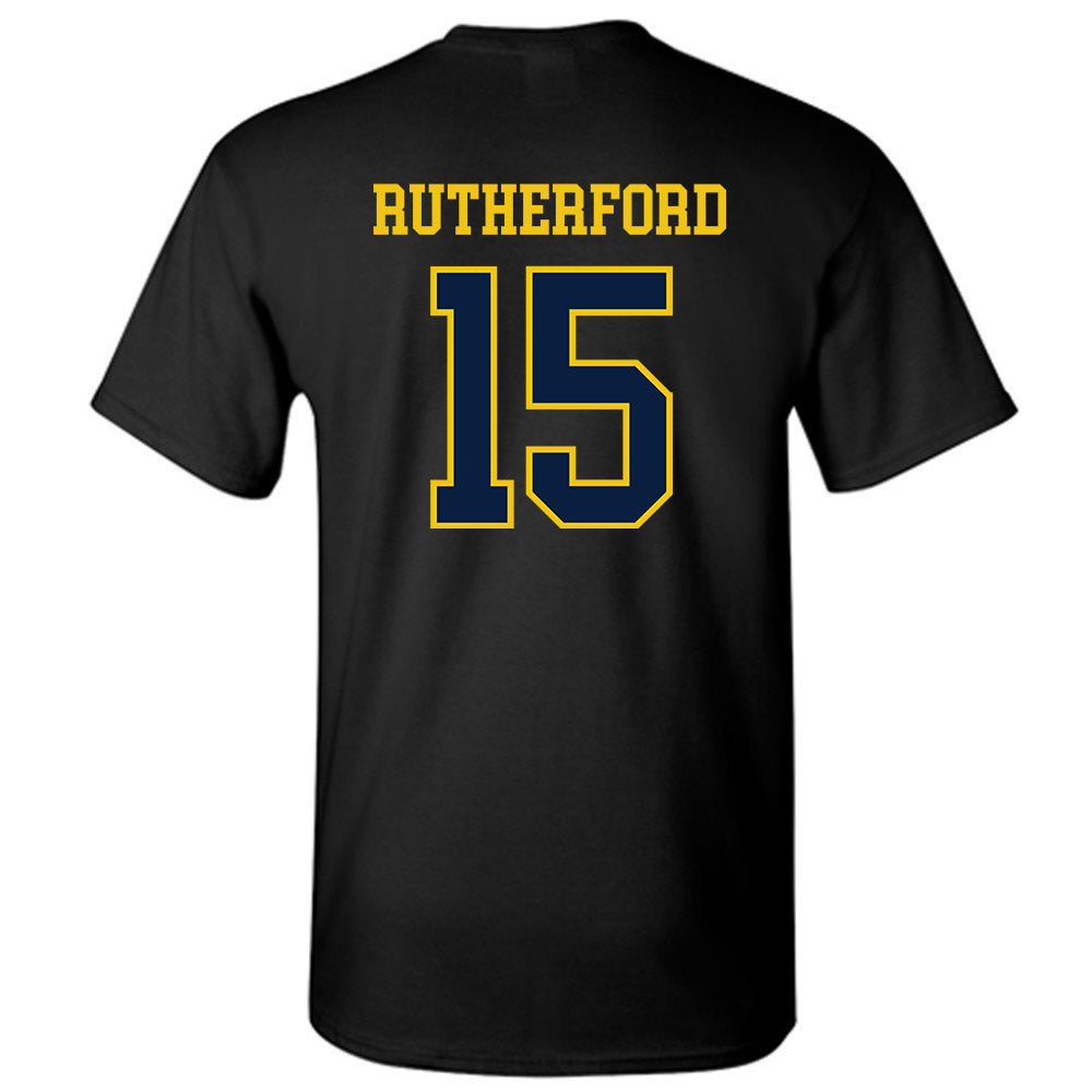 Michigan - NCAA Women's Lacrosse : Maya Rutherford - Sports Shersey T-Shirt-1