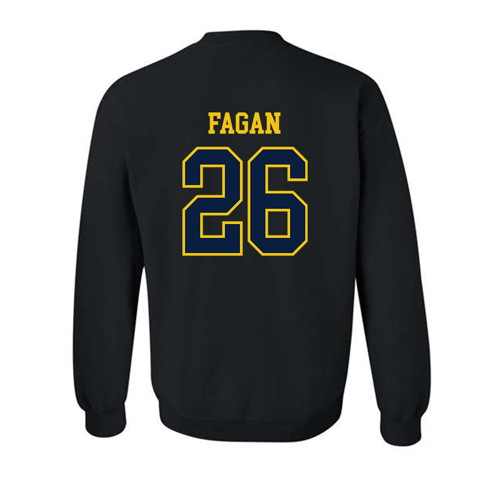 Michigan - NCAA Women's Lacrosse : Molly Fagan - Sports Shersey Crewneck Sweatshirt-1