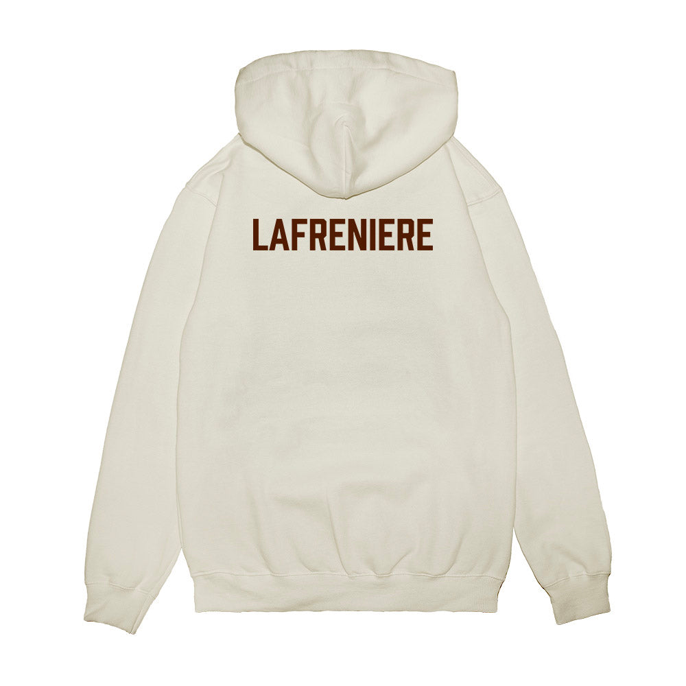 Western Michigan - NCAA Men's Ice Hockey : Tommy Lafreniere - Replica Shersey Premium Hooded Sweatshirt-1
