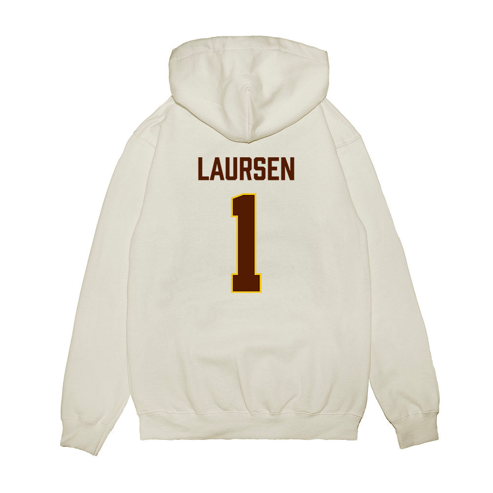 Western Michigan - NCAA Men's Ice Hockey : Kirk Laursen - Replica Shersey Premium Hooded Sweatshirt-1