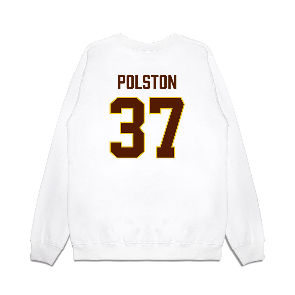 Western Michigan - NCAA Men's Ice Hockey : Michael Polston - Replica Shersey Premium Crewneck Sweatshirt-1