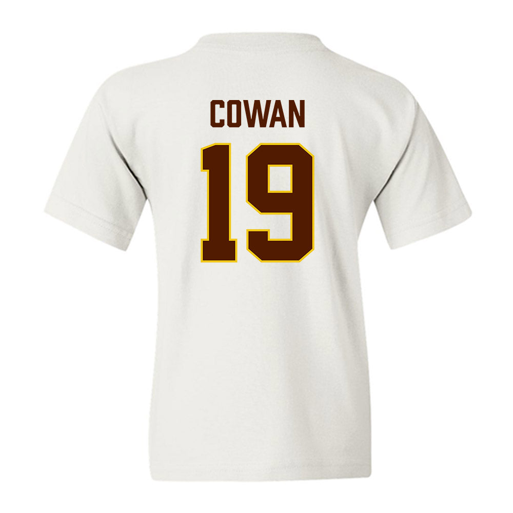 Western Michigan - NCAA Men's Ice Hockey : Bobby Cowan - Replica Shersey Youth T-Shirt-1