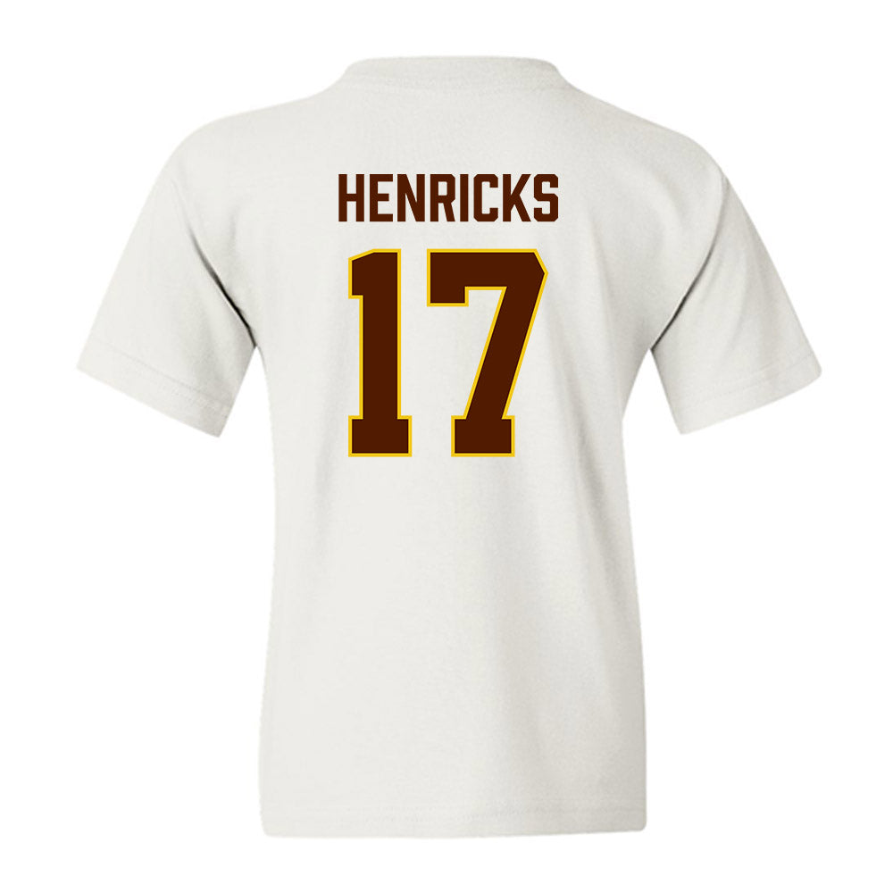 Western Michigan - NCAA Men's Ice Hockey : Ty Henricks - Replica Shersey Youth T-Shirt-1