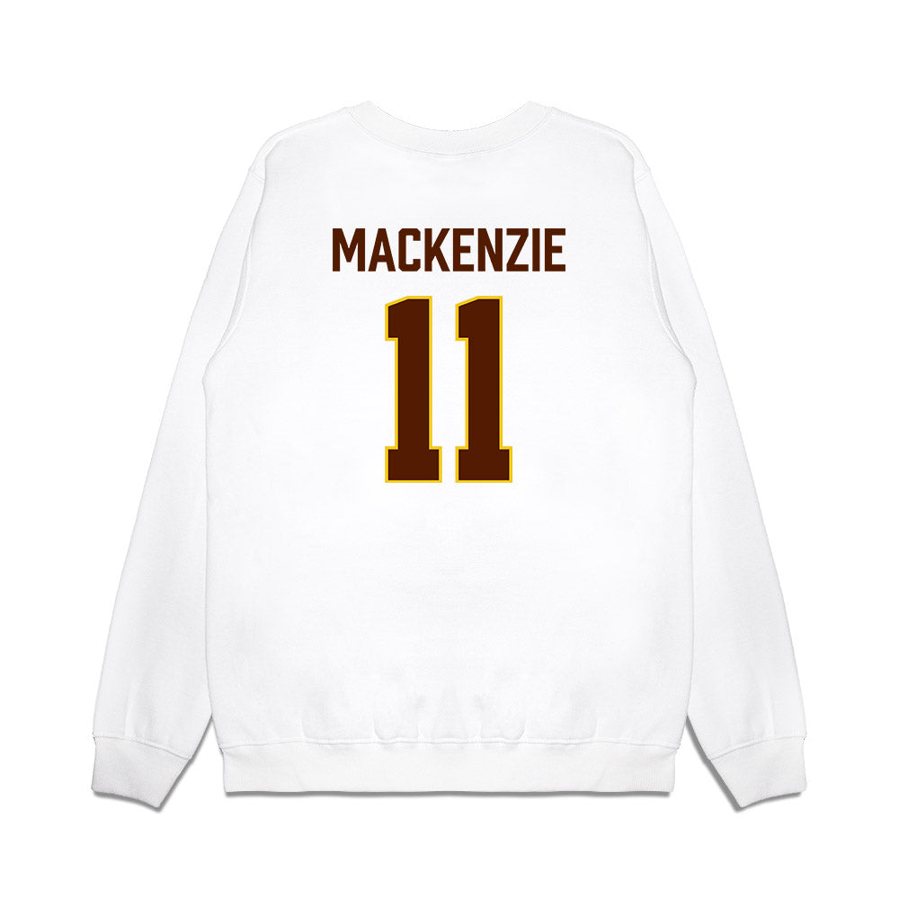 Western Michigan - NCAA Men's Ice Hockey : Tyler MacKenzie - Replica Shersey Premium Crewneck Sweatshirt-1