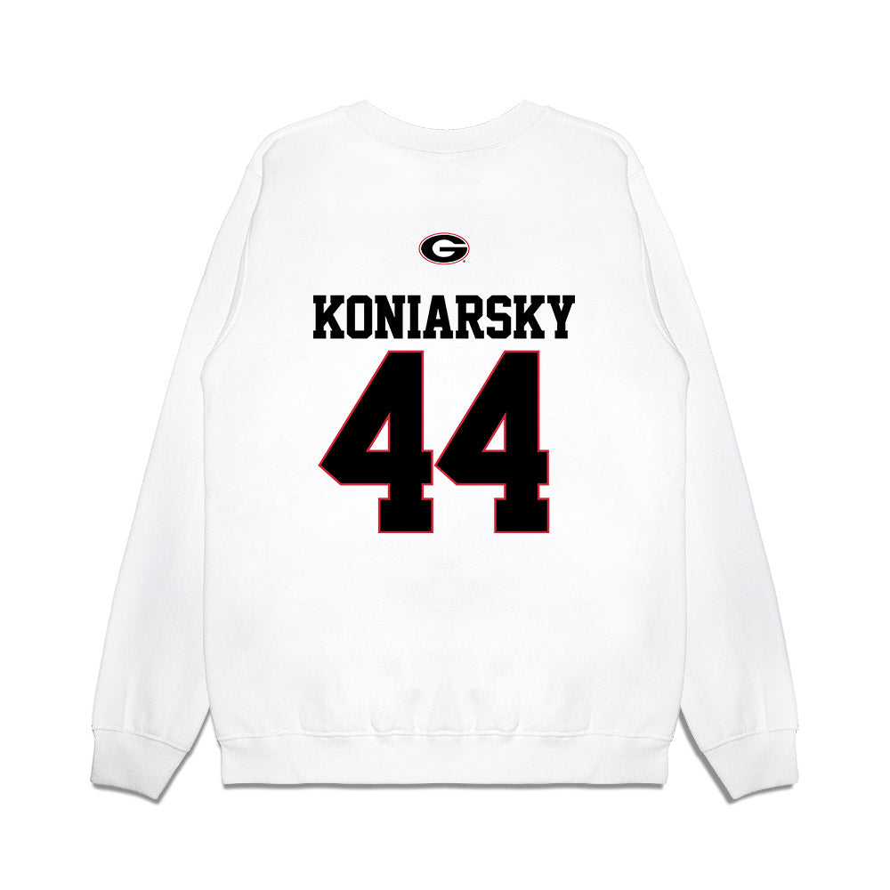 Georgia - NCAA Baseball : Cole Koniarsky - USA Raglan Premium Crewneck Sweatshirt-1