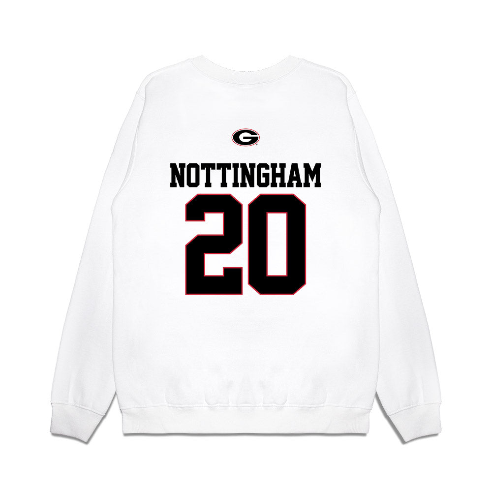 Georgia - NCAA Baseball : Joe Nottingham - USA Raglan Premium Crewneck Sweatshirt-1