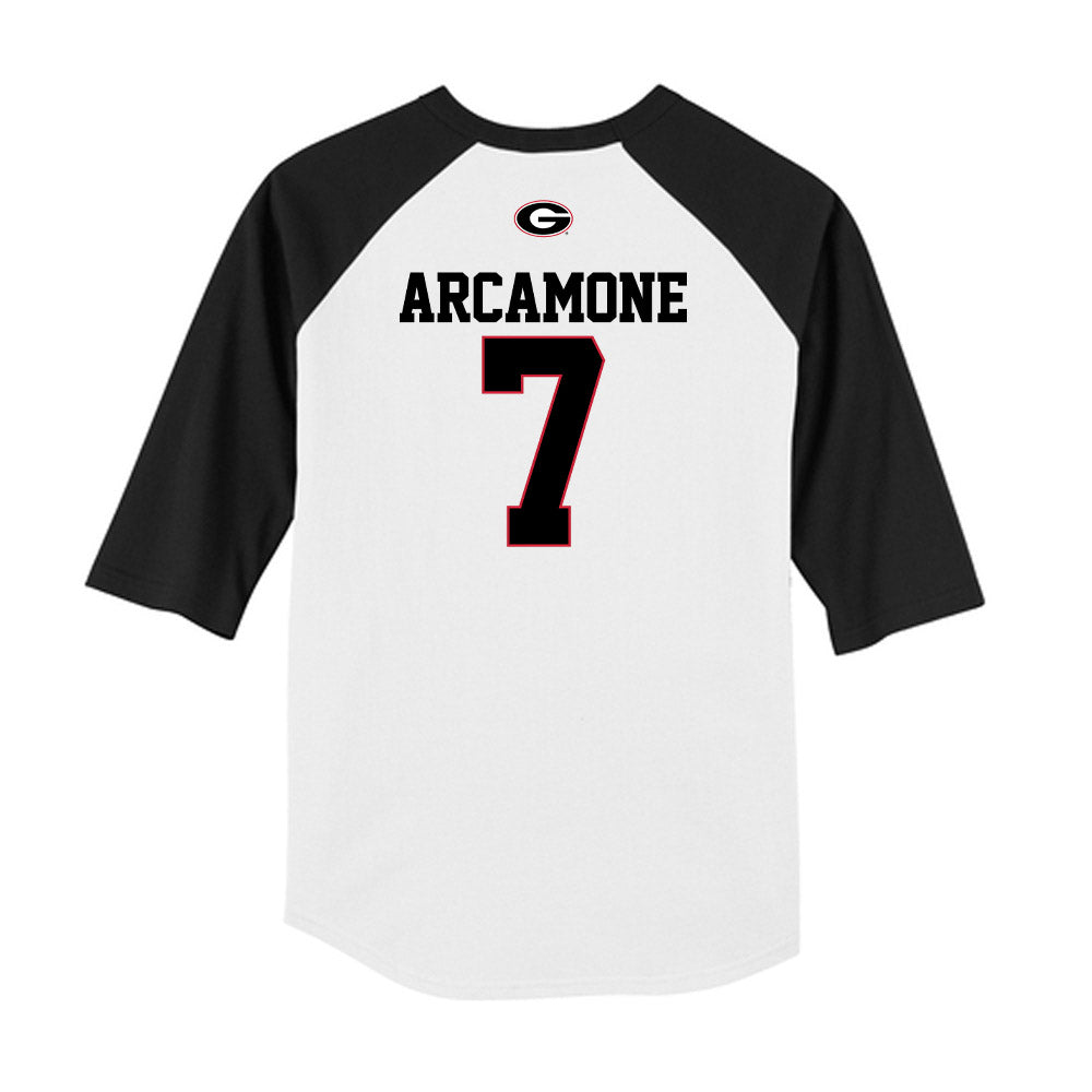 Georgia - NCAA Baseball : Jack Arcamone - USA Raglan Raglan Shirt-1