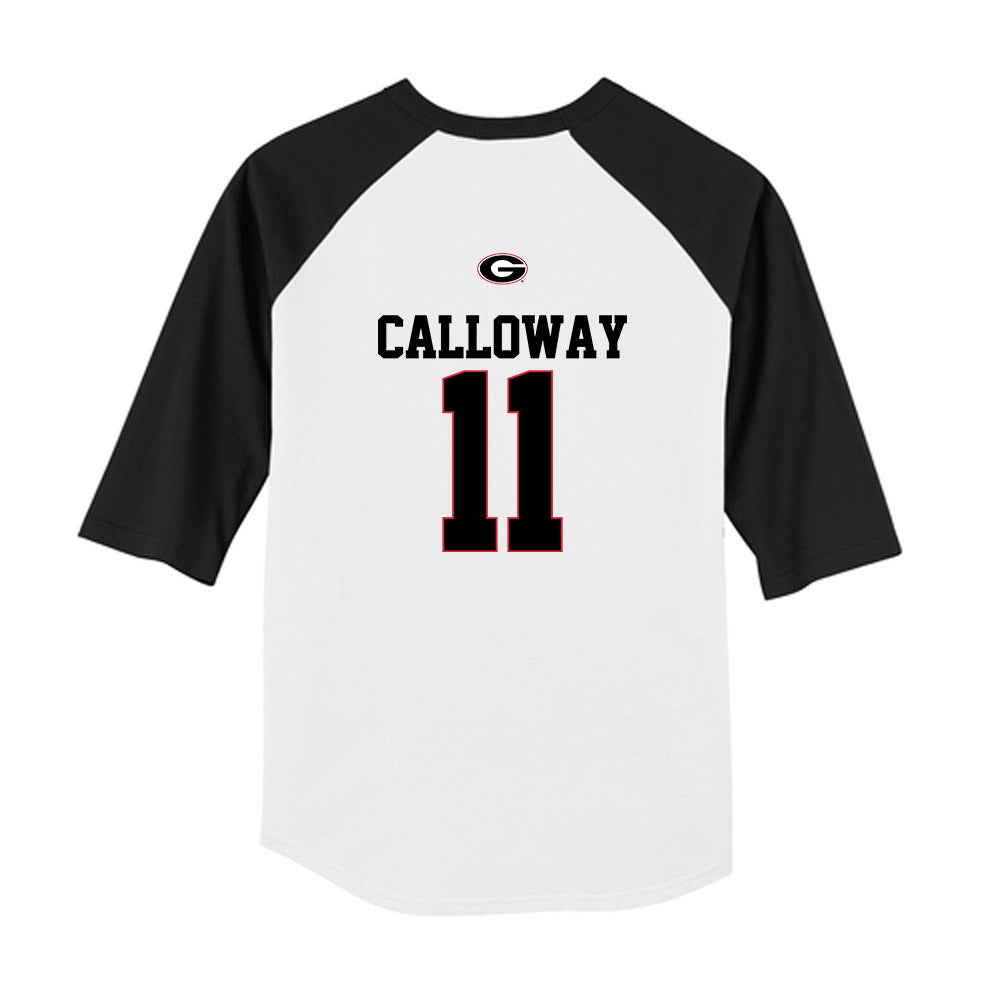 Georgia - NCAA Baseball : Bryce Calloway - USA Raglan Youth Raglan T-Shirt-1