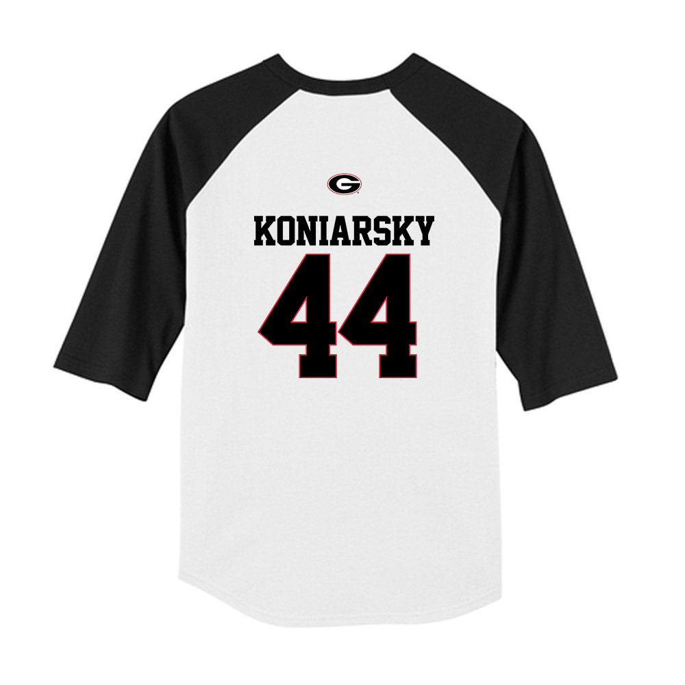 Georgia - NCAA Baseball : Cole Koniarsky - USA Raglan Youth Raglan T-Shirt-1