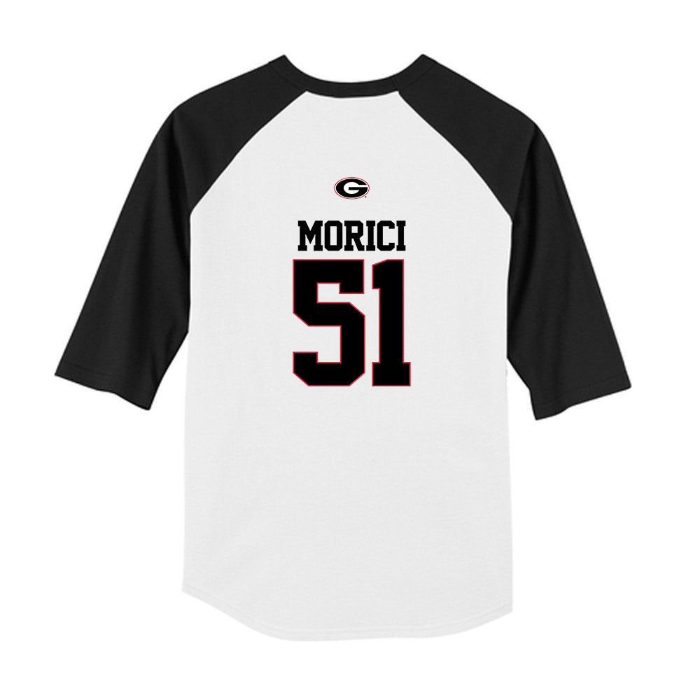 Georgia - NCAA Baseball : Lucas Morici - USA Raglan Youth Raglan T-Shirt-1