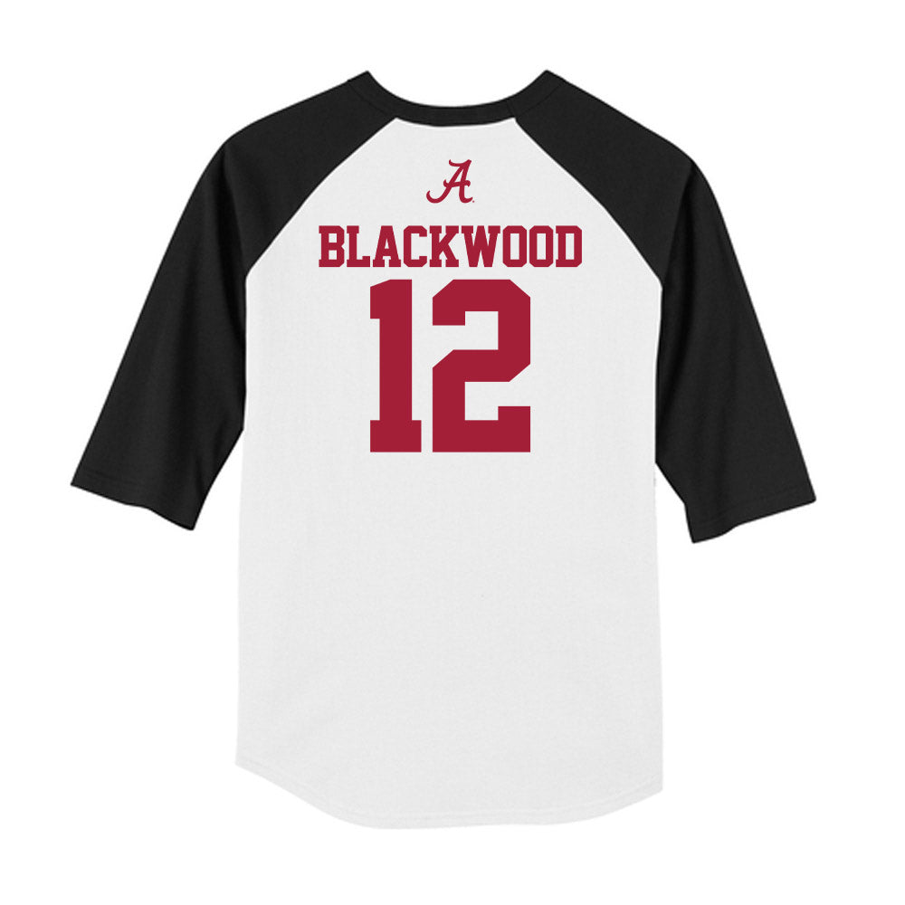 Alabama - NCAA Baseball : JT Blackwood - USA Raglan Raglan Shirt-1