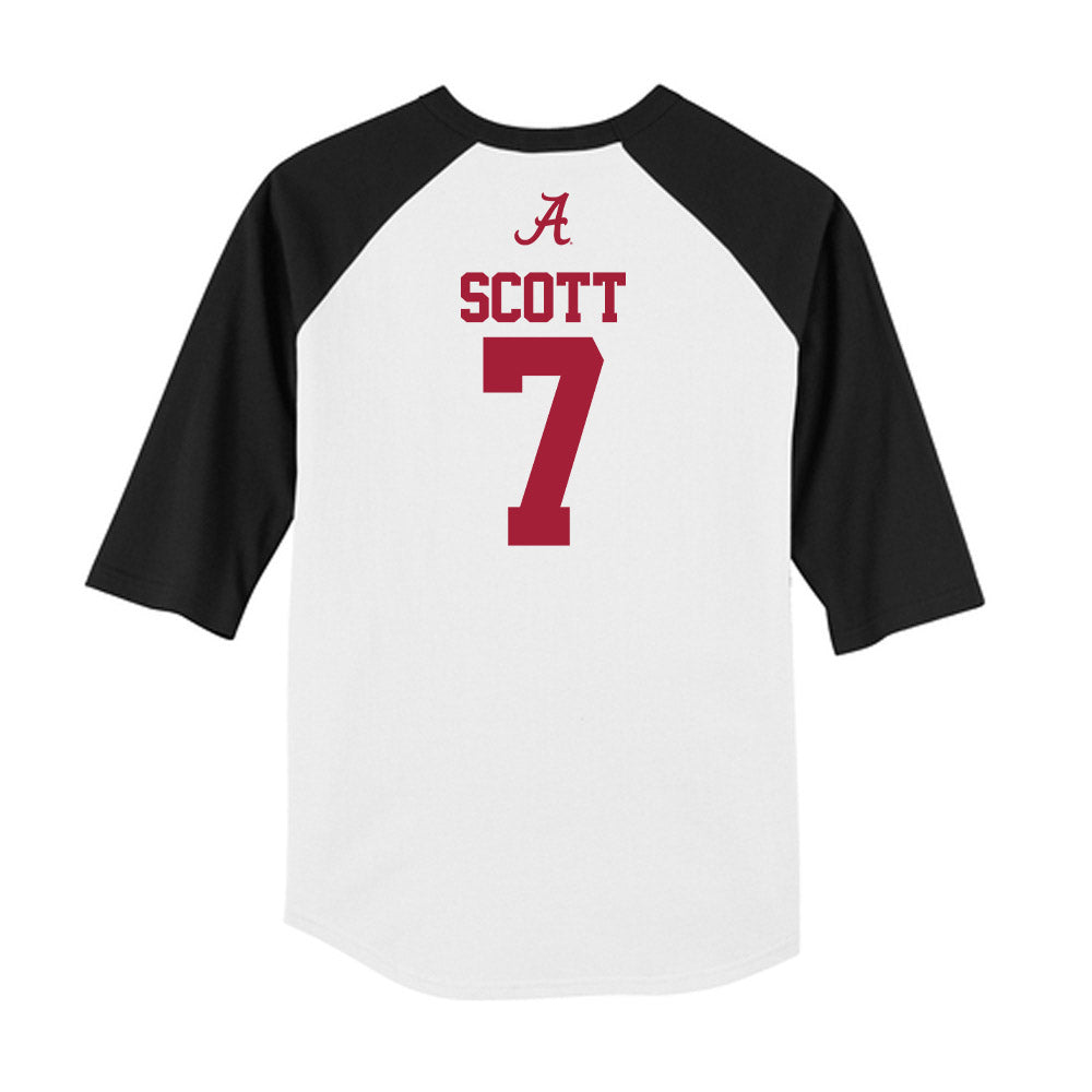 Alabama - NCAA Football : Rico Scott - USA Raglan Raglan Shirt-1