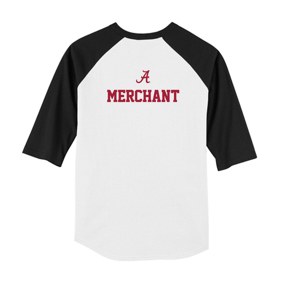 Alabama - NCAA Women's Rowing : Lilyanna Merchant - USA Raglan Youth Raglan T-Shirt-1