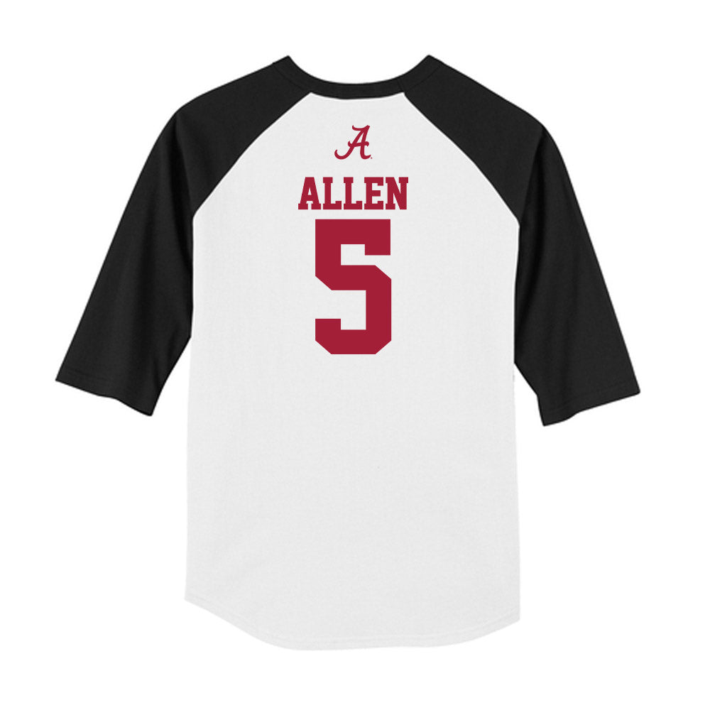 Alabama - NCAA Men's Basketball : Amari Allen - USA Raglan Raglan Shirt-1