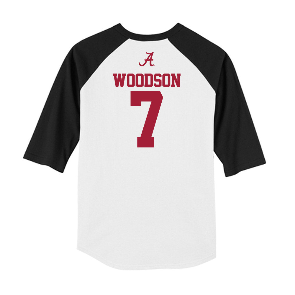 Alabama - NCAA Football : Caleb Woodson - USA Raglan Raglan Shirt-1