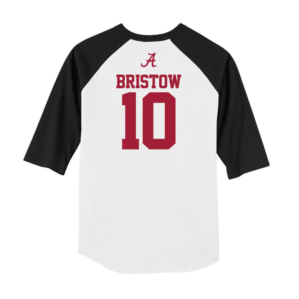 Alabama - NCAA Men's Basketball : Keitenn Bristow - USA Raglan Raglan Shirt-1