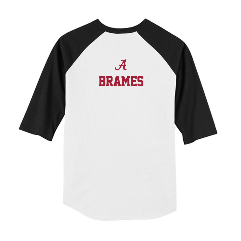 Alabama - NCAA Women's Rowing : Jenna Marie Brames - USA Raglan Youth Raglan T-Shirt-1