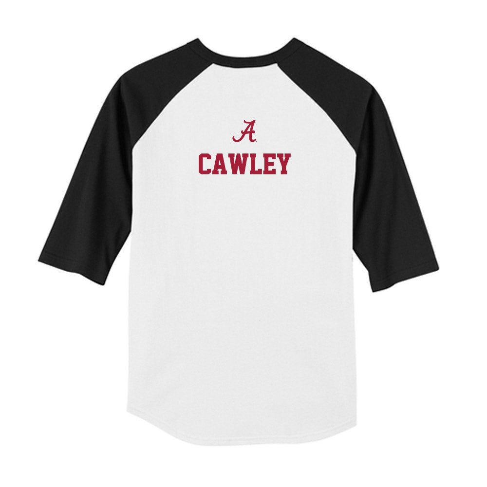 Alabama - NCAA Women's Gymnastics : Jasmine Cawley - USA Raglan Youth Raglan T-Shirt-1