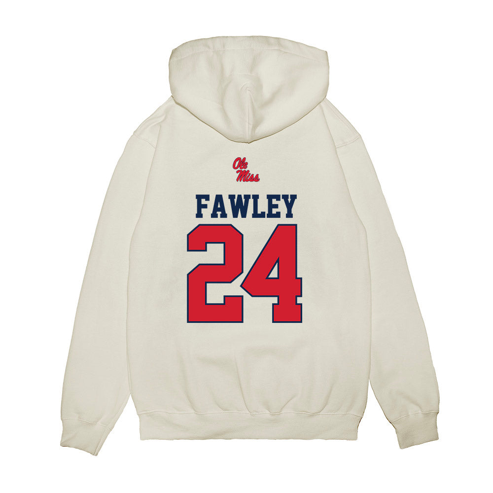 Ole Miss - NCAA Baseball : Austin Fawley - USA Premium Hooded Sweatshirt-1