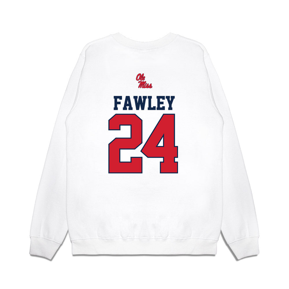 Ole Miss - NCAA Baseball : Austin Fawley - USA Premium Crewneck Sweatshirt-1