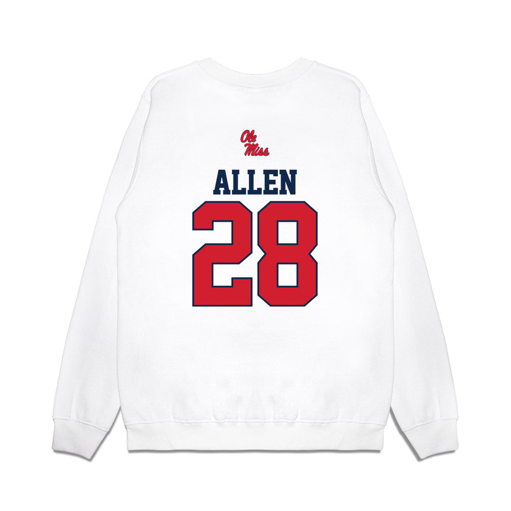 Ole Miss - NCAA Baseball : Noah Allen - USA Premium Crewneck Sweatshirt-1