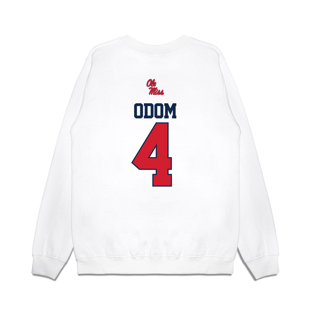 Ole Miss - NCAA Baseball : Leo Odom - USA Premium Crewneck Sweatshirt-1