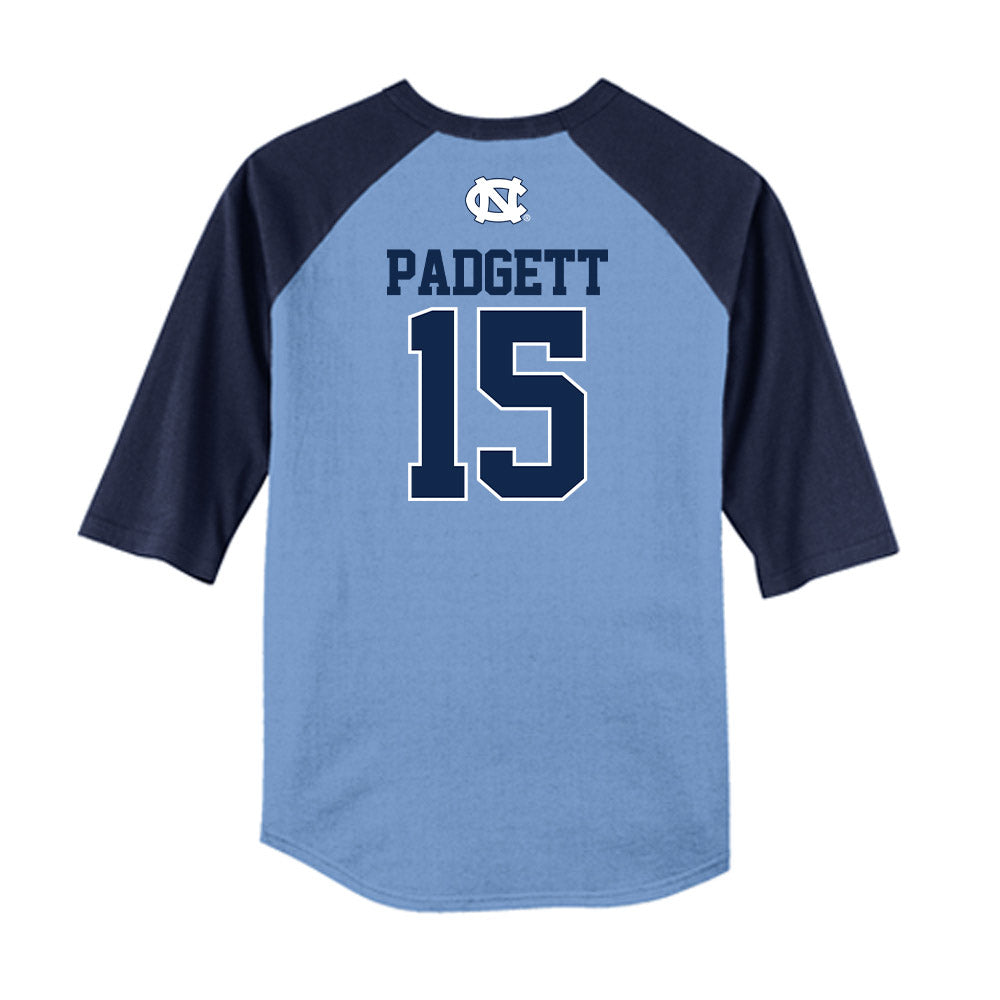UNC - NCAA Baseball : Cameron Padgett - USA Raglan Shirt-1