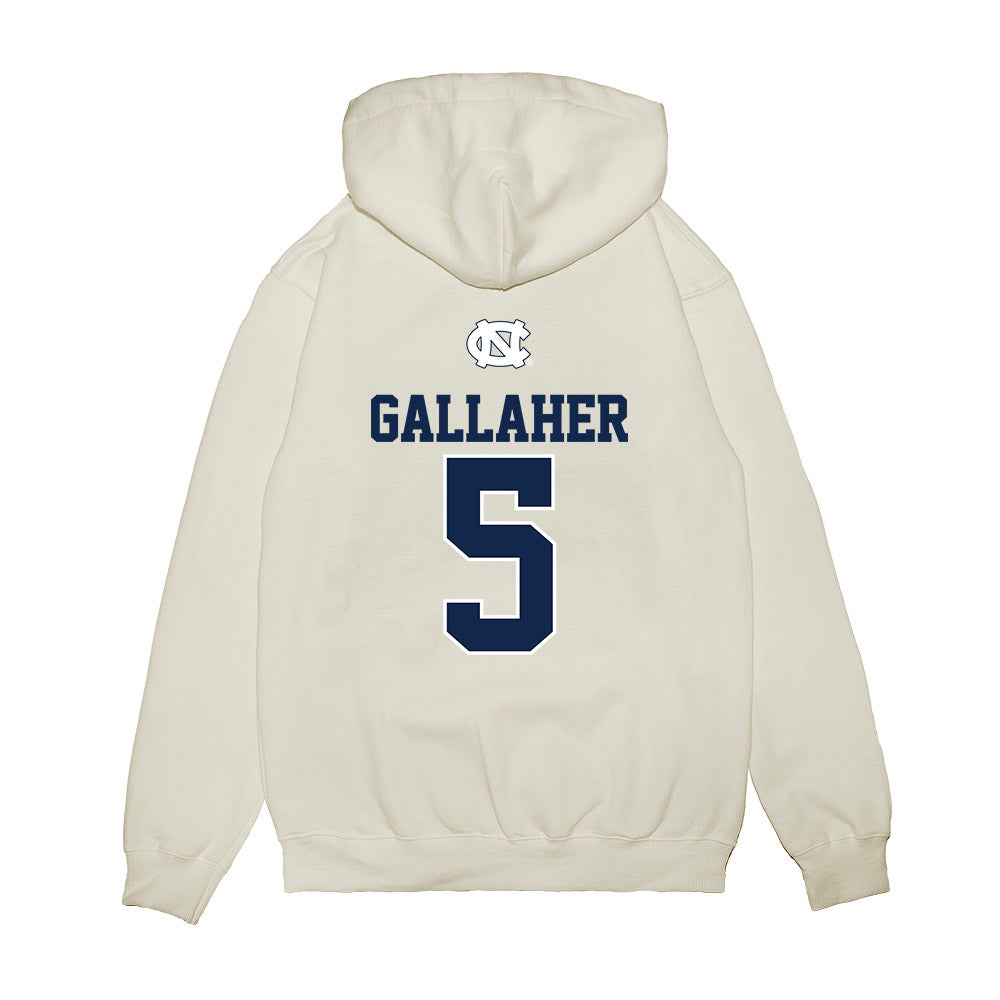 UNC - NCAA Baseball : Gavin Gallaher - USA Premium Hooded Sweatshirt-1