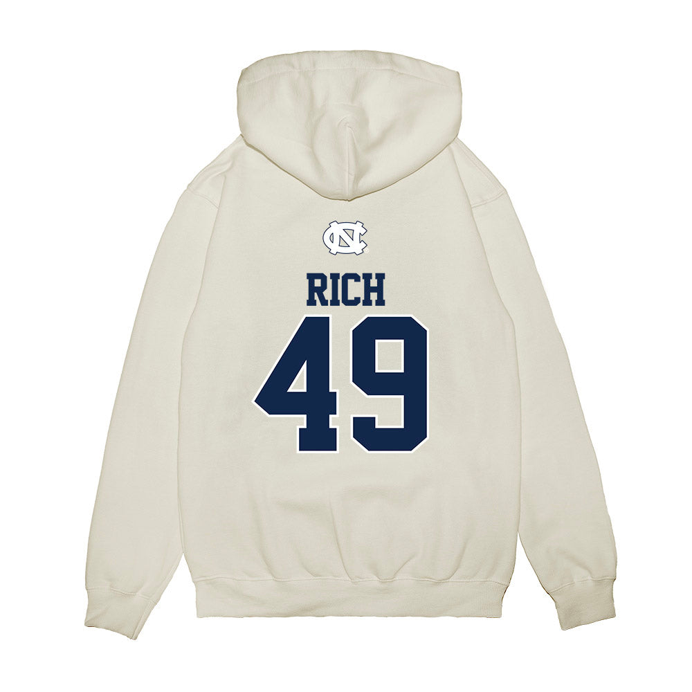 UNC - NCAA Baseball : Amos Rich - USA Premium Hooded Sweatshirt-1