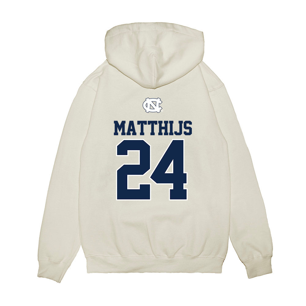 UNC - NCAA Baseball : Matthew Matthijs - USA Premium Hooded Sweatshirt-1