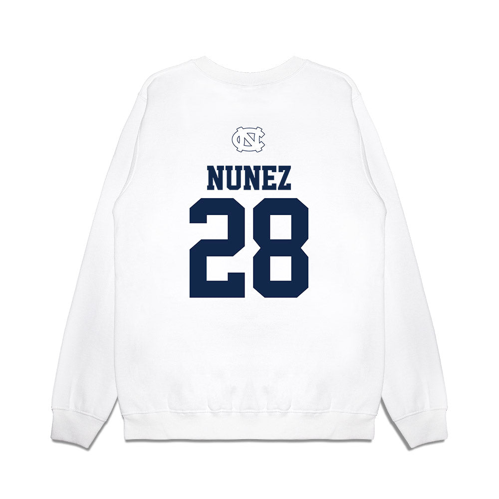 UNC - NCAA Baseball : Jadyn Nunez - USA Premium Crewneck Sweatshirt-1