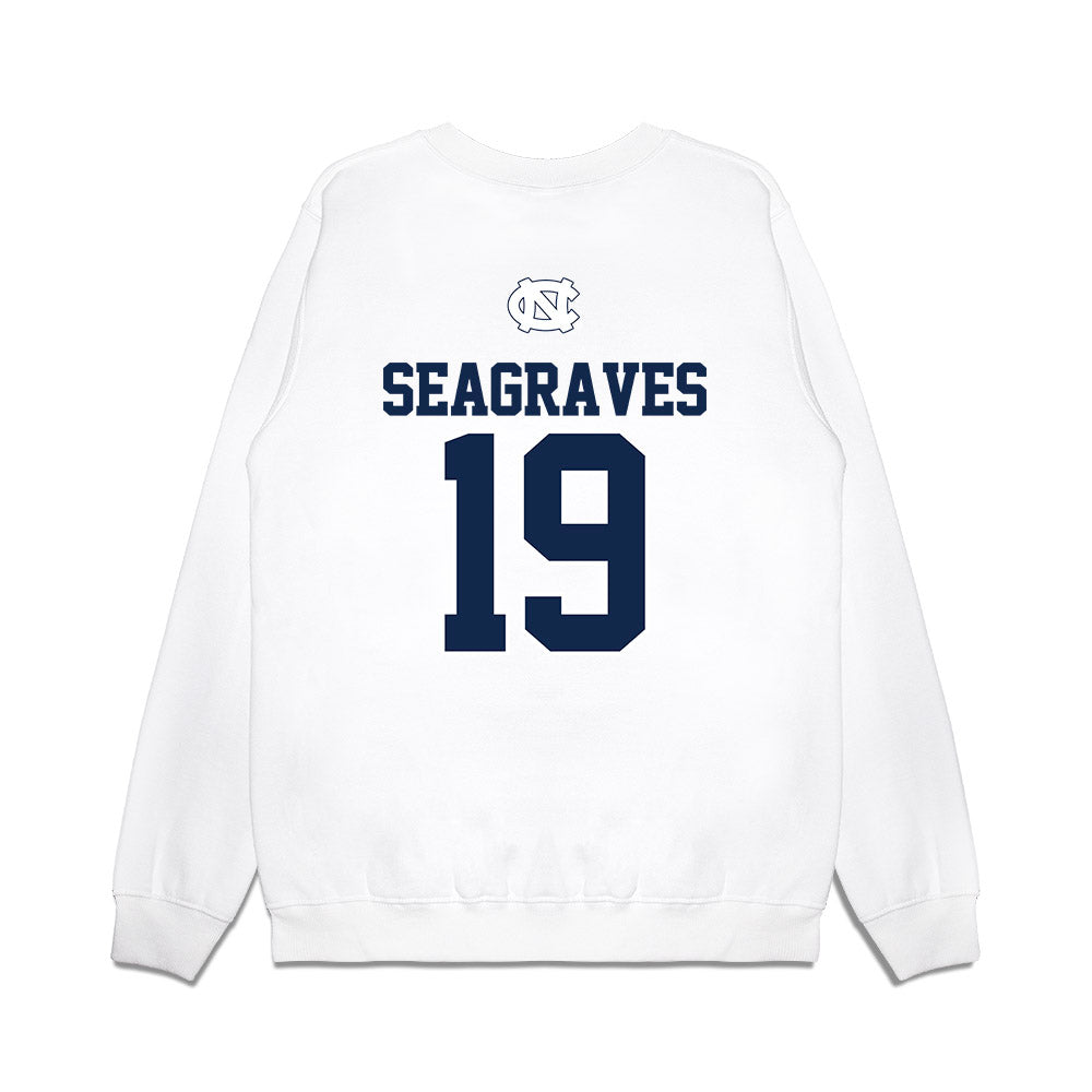 UNC - NCAA Baseball : Camron Seagraves - USA Premium Crewneck Sweatshirt-1