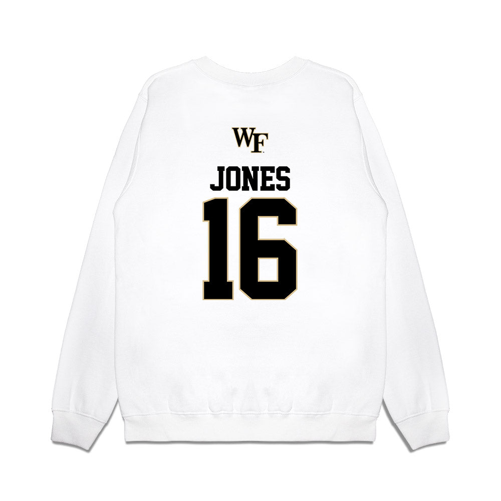 Wake Forest - NCAA Baseball : Evan Jones - USA Premium Crewneck Sweatshirt-1