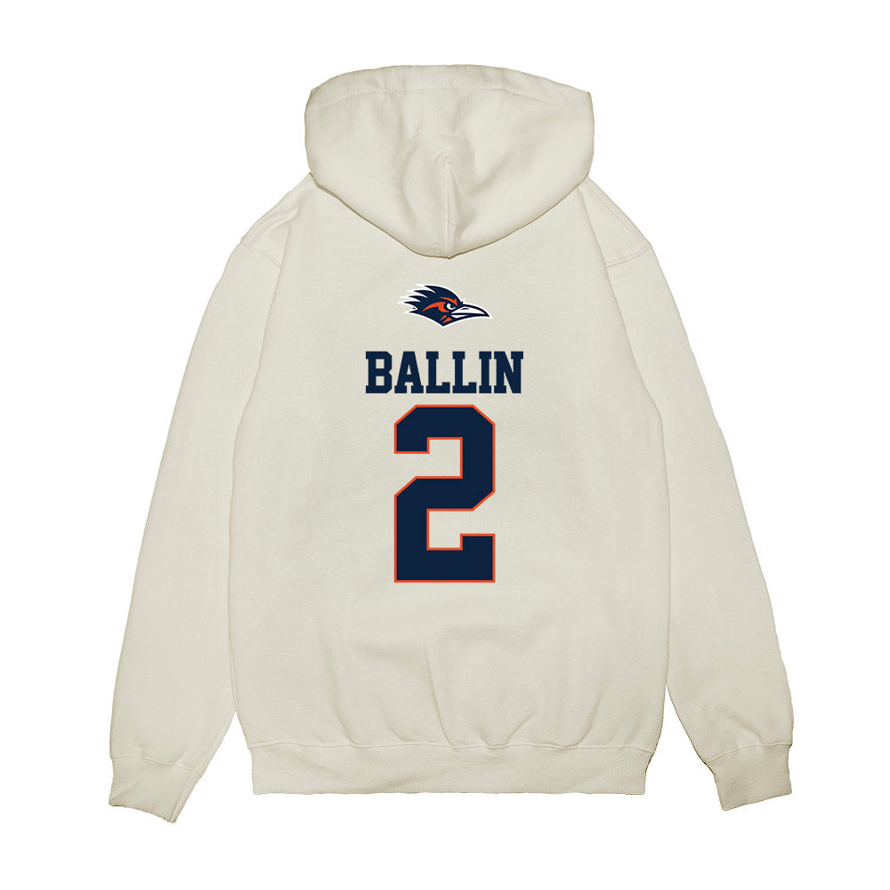 UTSA - NCAA Baseball : Jordan Ballin - USA Raglan Premium Hooded Sweatshirt-1