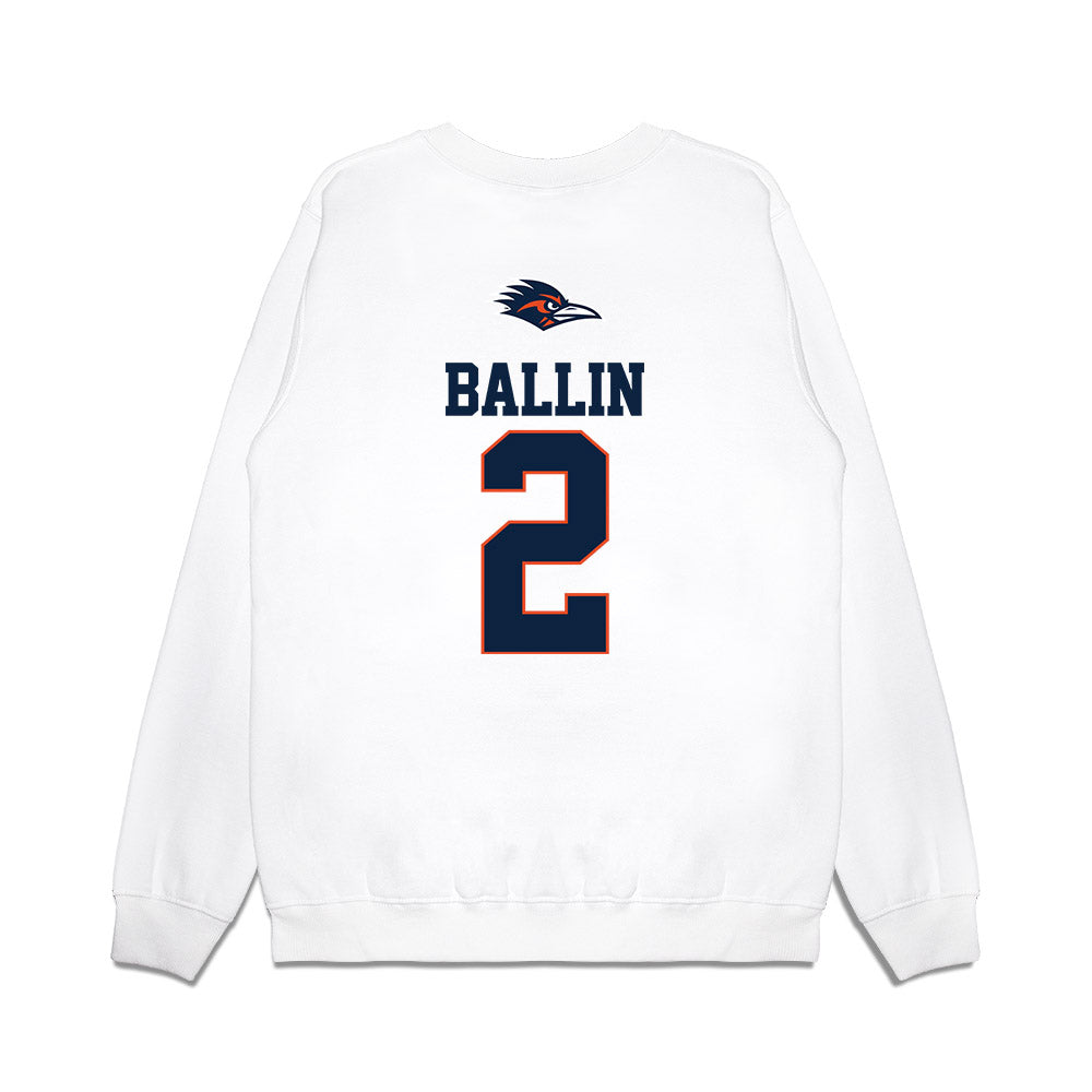 UTSA - NCAA Baseball : Jordan Ballin - USA Raglan Premium Crewneck Sweatshirt-1